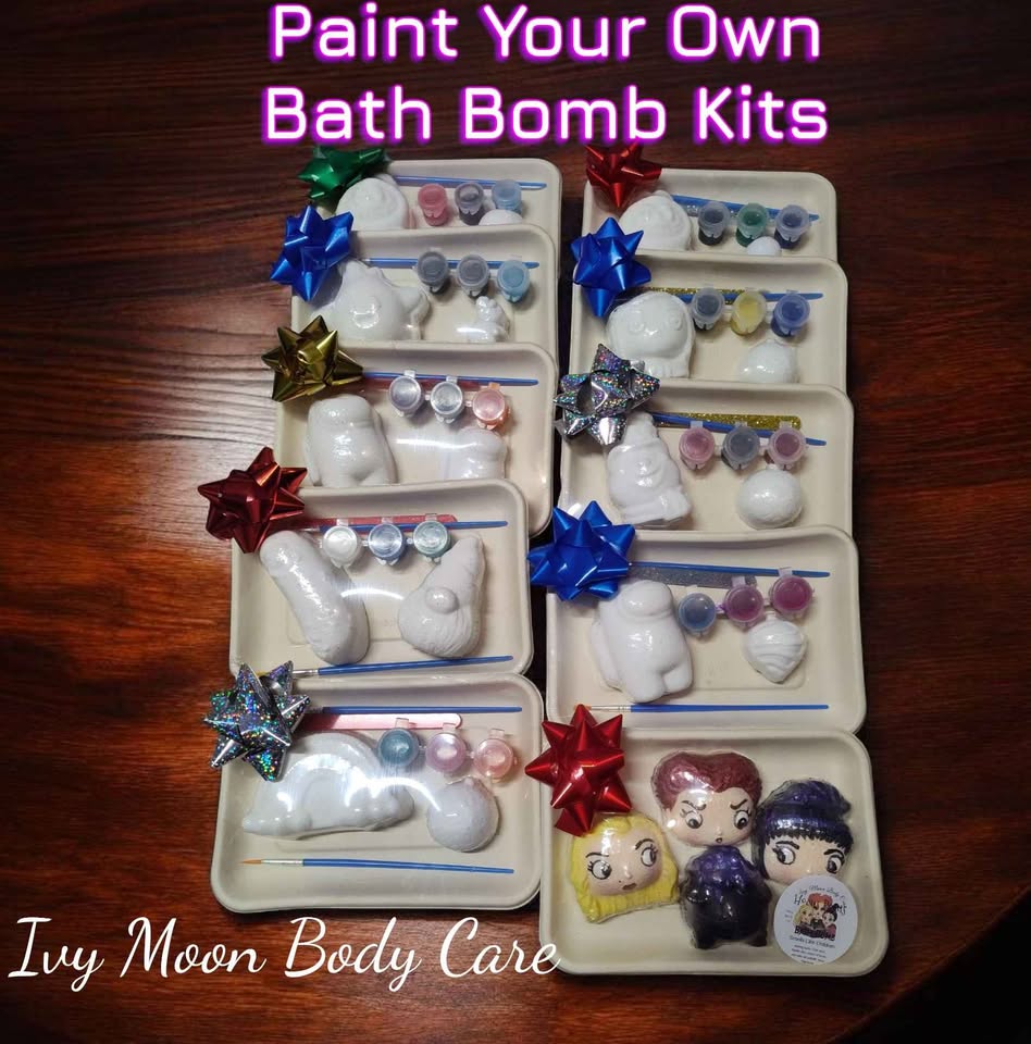 Paint Your Own Bath Bomb Kit