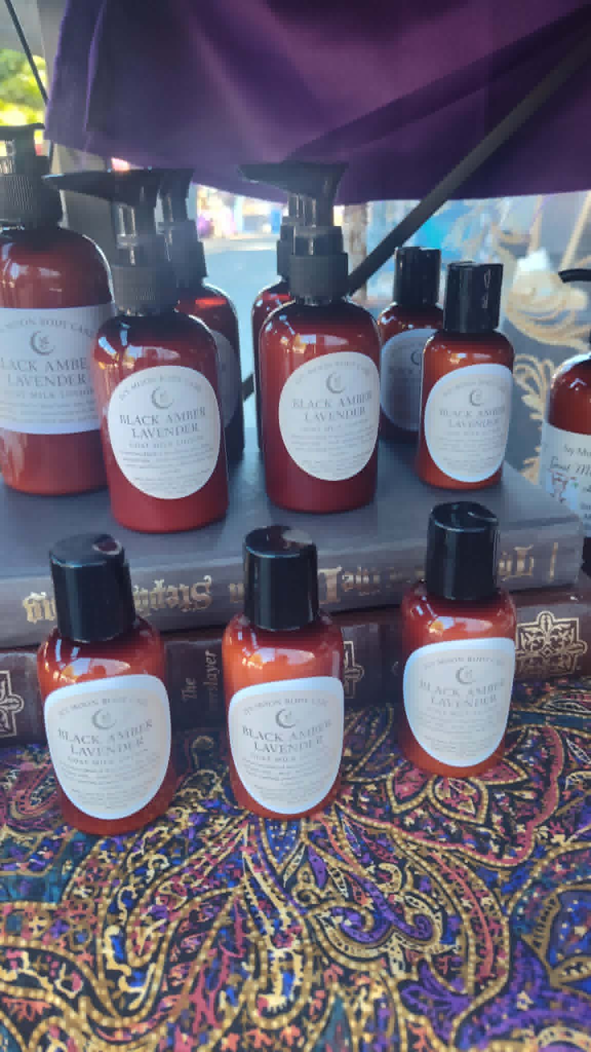 Black Amber Lavender Goat Milk Lotion