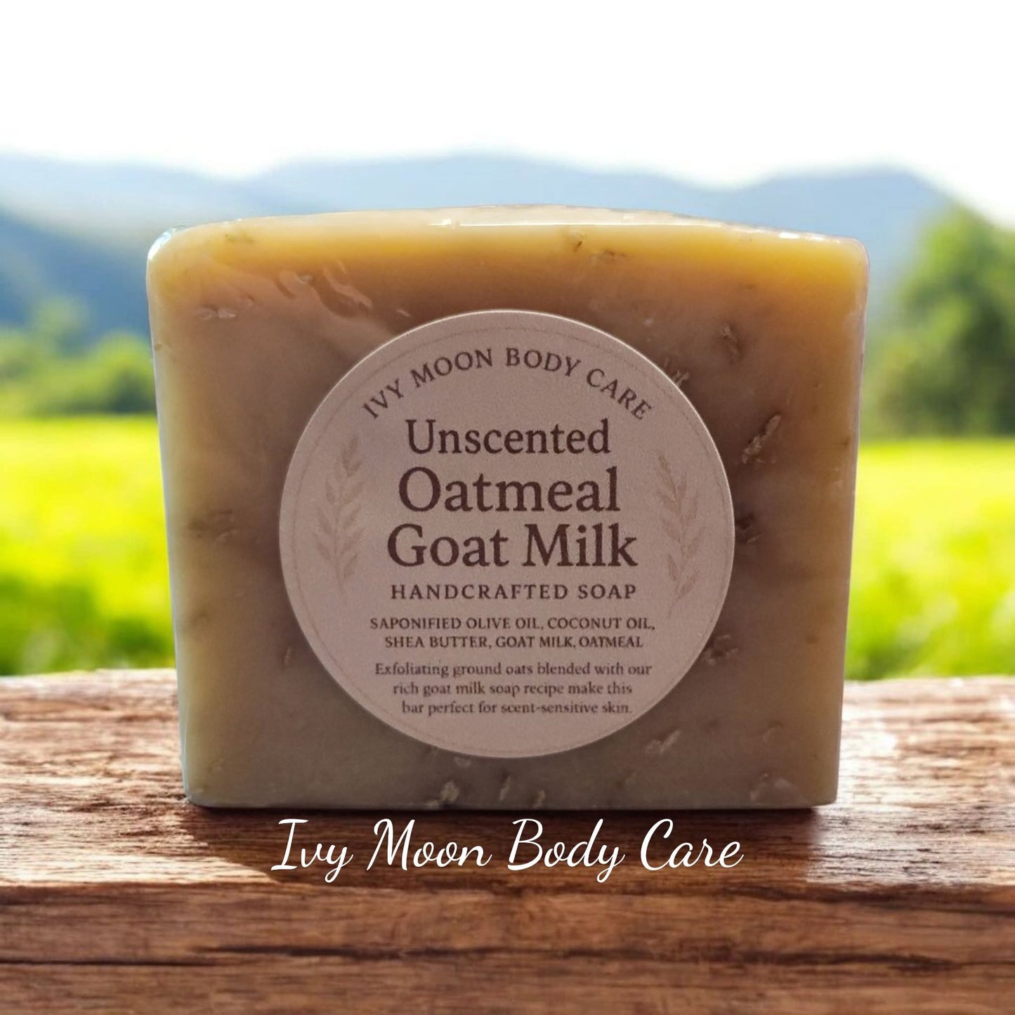 Unscented Oatmeal goat milk soap