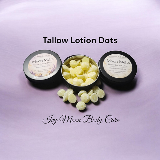 Tallow Lotion Dots – Moon Melts