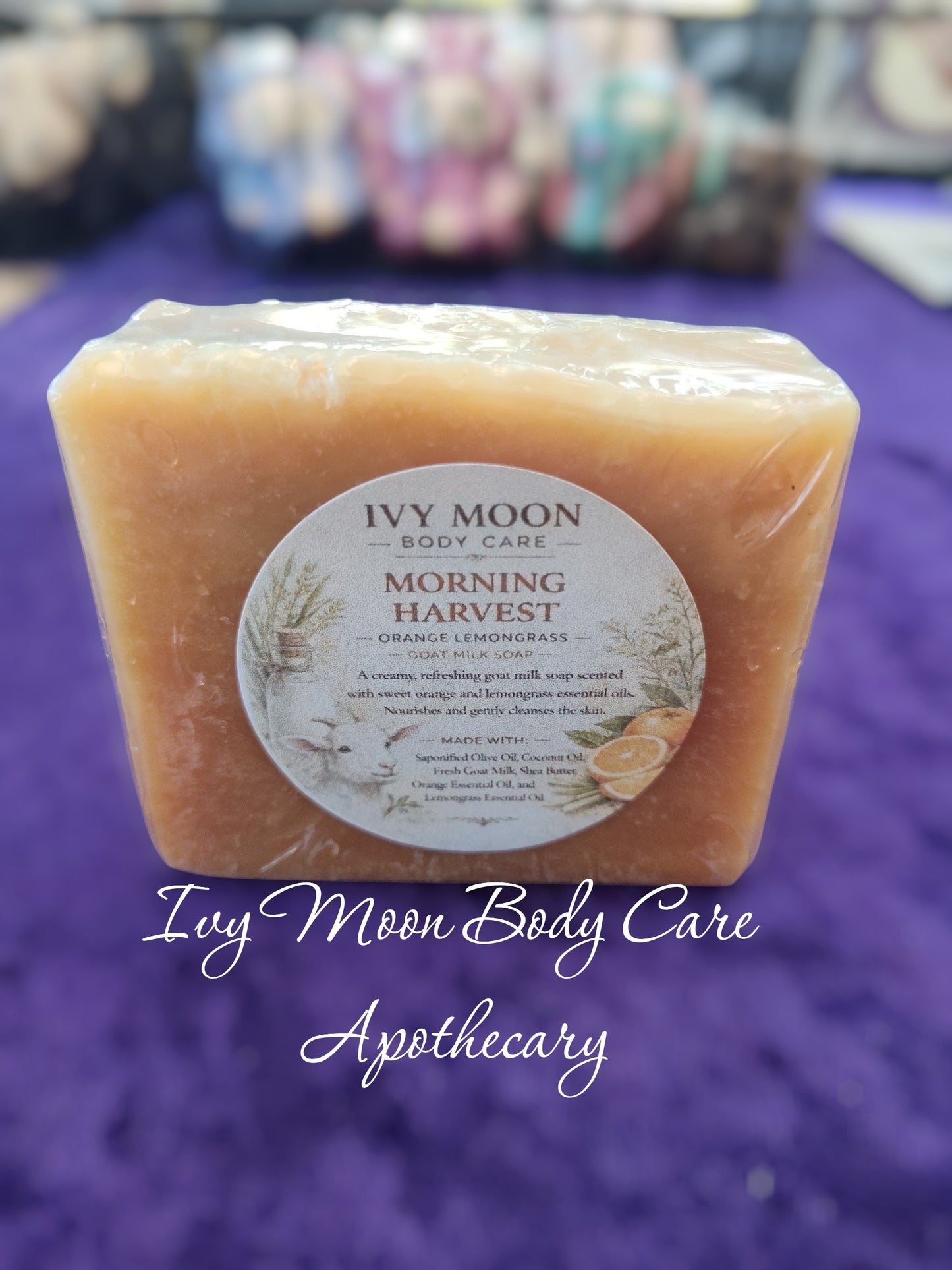 Morning Harvest Orange Lemongrass Goat Milk Soap