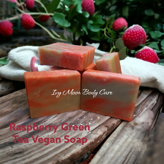 Raspberry Green Tea soap
