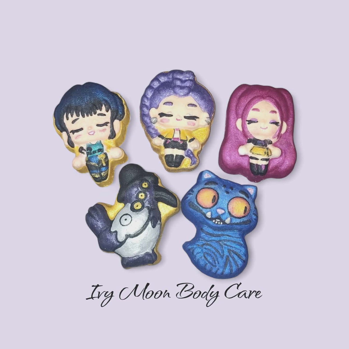 K-Pop Demon Hunter Bath Bombs