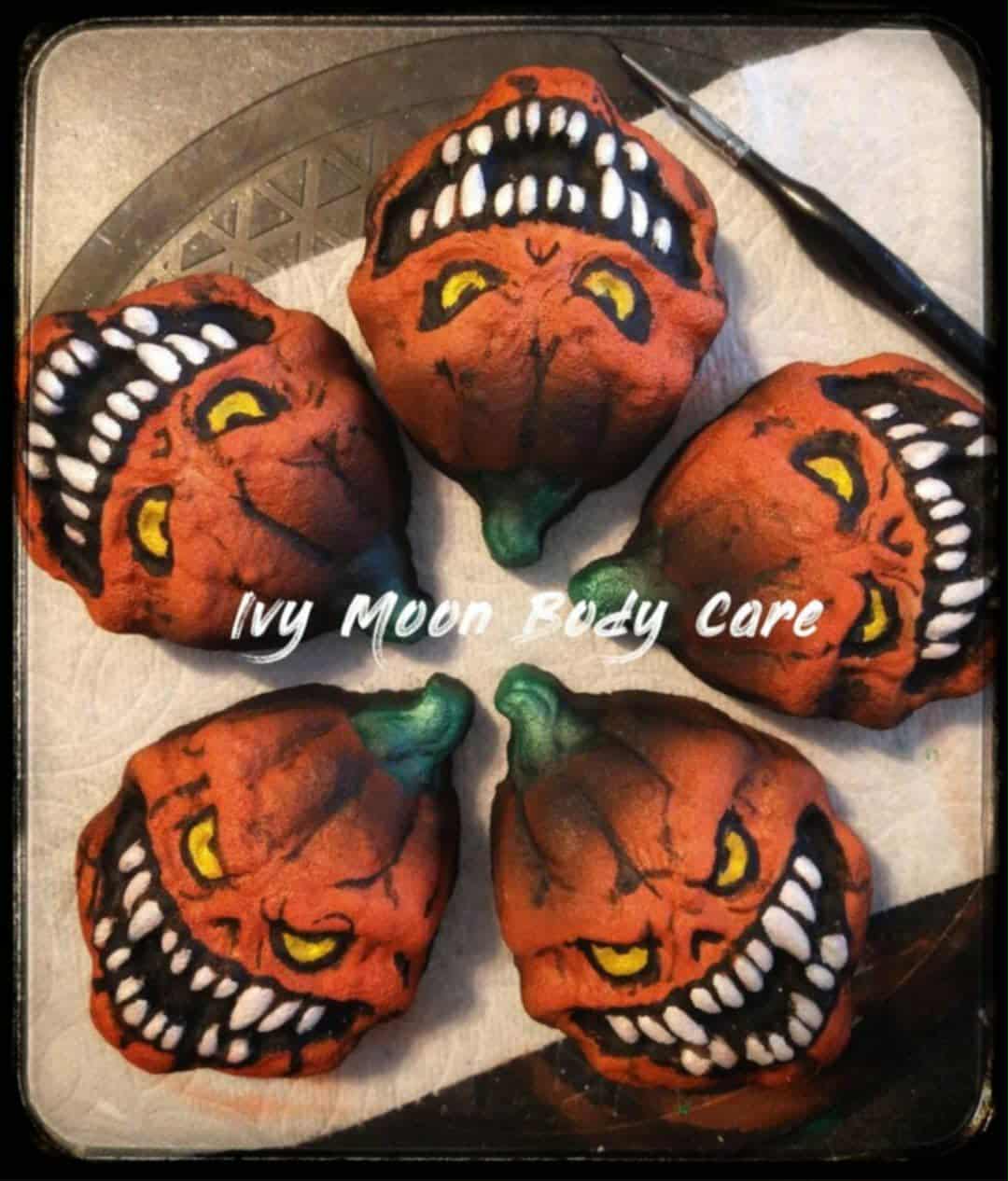 Evil Jack-o'-Lantern Bath Bomb