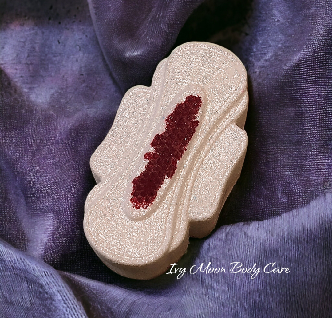 Tampon or Pad Bath Bomb